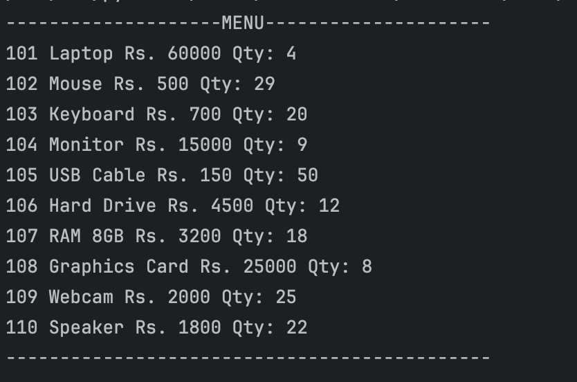 Inventory Management System